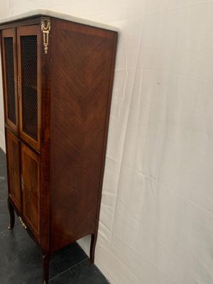 Napoleon III Inlaid Rosewood Cupboard-IJR-767877