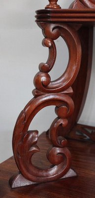 Napoleon III Mahogany Serving Shelving Console, 1850s-RVK-765218