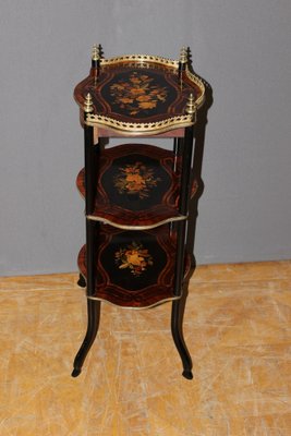 Napoleon III Marquetry 3-Tray Pedestal-BCR-1240657