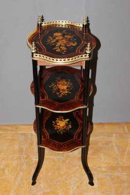 Napoleon III Marquetry 3-Tray Pedestal-BCR-1240657