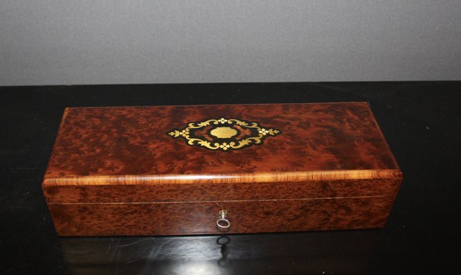 Napoleon III Marquetry Jewelry Box-BCR-1408520