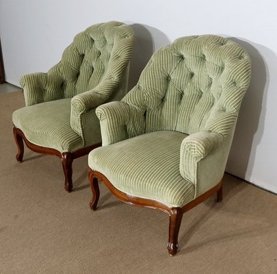 Napoleon III Mid 19th Century Armchairs, Set of 2-RVK-1146822