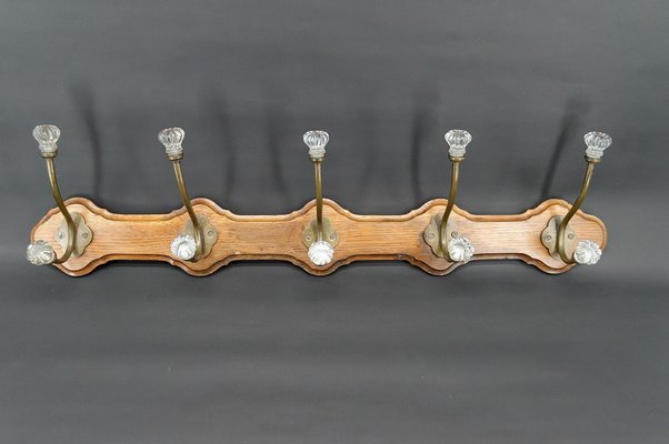 Napoleon III Oak Coat Rack, 1860-XNH-1804468