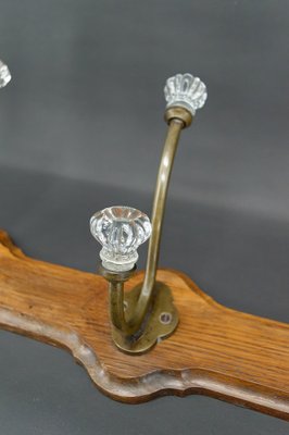 Napoleon III Oak Coat Rack, 1860-XNH-1804468