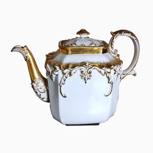 Napoleon III Porcelain of Paris Teapot with Pure Gold Decorations-QRS-1072854