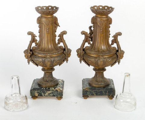 Napoleon III Regula Vases, 1800s, Set of 2-WFS-1807433