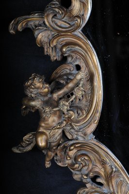 Napoleon III Rococo Wall Mirror, 1880s-FLW-1402197