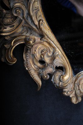 Napoleon III Rococo Wall Mirror, 1880s-FLW-1402197