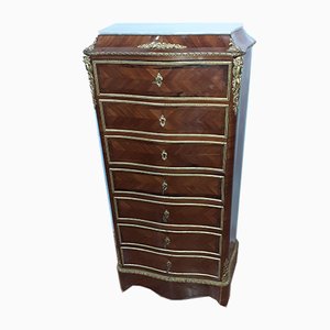 Napoleon III Rosewood Chest of Drawers-AKA-864209