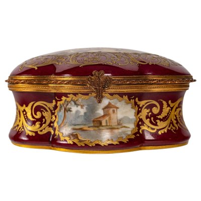 Napoleon III Sèvres Porcelain Box-WFS-1569086