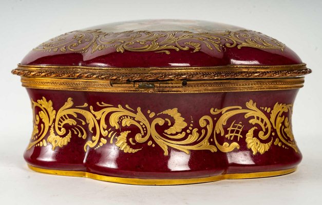 Napoleon III Sèvres Porcelain Box-WFS-1569086