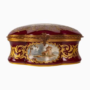 Napoleon III Sèvres Porcelain Box-WFS-1569086