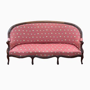 Napoleon III Sofa in Mahogany-QYF-1311960