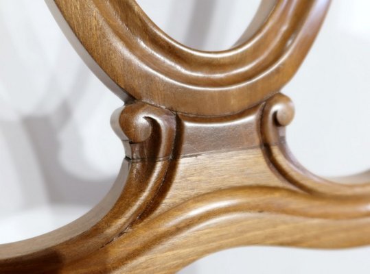 Napoleon III Solid Walnut Chairs, Set of 5-RVK-1141695