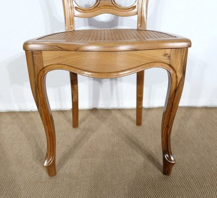 Napoleon III Solid Walnut Chairs, Set of 5-RVK-1141695