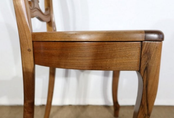 Napoleon III Solid Walnut Chairs, Set of 5-RVK-1141695