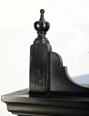 Napoleon III Style Blackened Pearwood Meuble d'Entre Deux, Late 19th Century-RVK-1751787