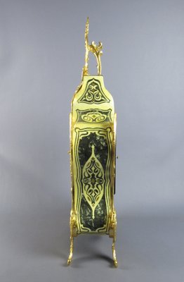 Napoleon III Style Boulle and Gilt Brass Table Alarm Clock, 20th Century-PWG-1780393