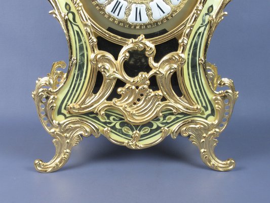 Napoleon III Style Boulle and Gilt Brass Table Alarm Clock, 20th Century-PWG-1780393