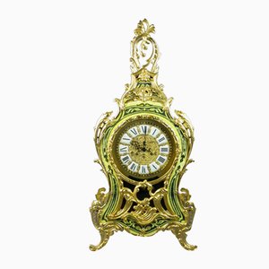 Napoleon III Style Boulle and Gilt Brass Table Alarm Clock, 20th Century-PWG-1780393