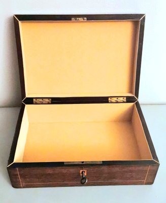 Napoleon III Style Walnut Table Box, 1870s-QRS-1384291