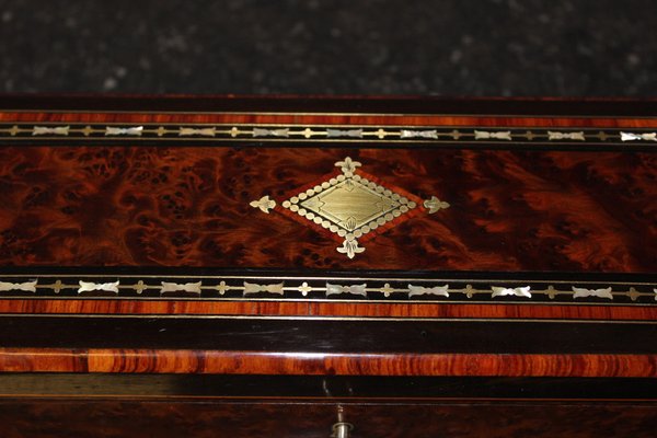 Napoleon III Time Jewelry Box in Marquetry-BCR-1742558