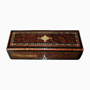 Napoleon III Time Jewelry Box in Marquetry-BCR-1742558