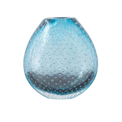 Nason Vase in Murano Browded Blue Color from Nasonmoretti, Italy-MPO-1735832