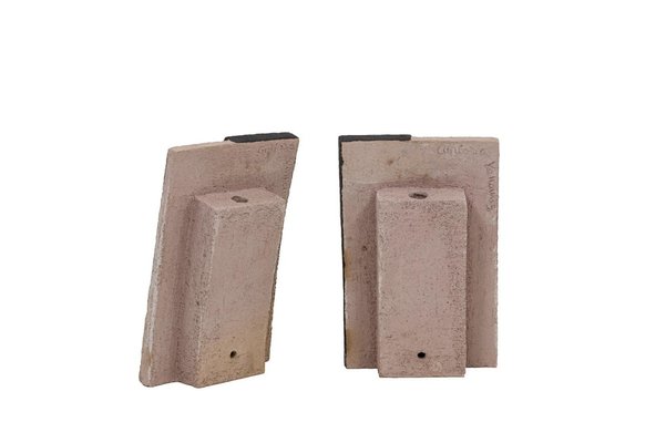 Nathalie Soufflet, Bas-Reliefs in Terracotta, 1980s, Set of 2-CEJ-1010887