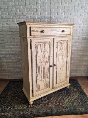 Naturally Distress Provenzal Pine Cabinet, 1980s-FRB-1735349