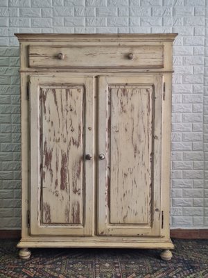 Naturally Distress Provenzal Pine Cabinet, 1980s-FRB-1735349