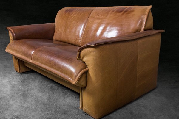 Neck Leather 2-Seat Sofa from Leolux, 1970s-QVY-912149