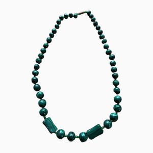 Necklace in Malachite, 1960s-QJM-1790910