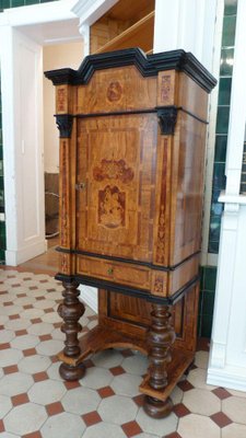 Neo-Baroque Stud Cabinet, Walnut, 19th Century-RYP-2034353