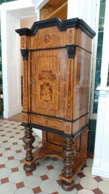 Neo-Baroque Stud Cabinet, Walnut, 19th Century-RYP-2034353