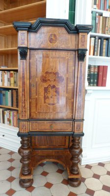 Neo-Baroque Stud Cabinet, Walnut, 19th Century-RYP-2034353