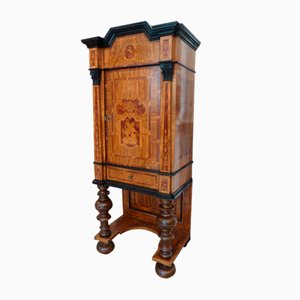 Neo-Baroque Stud Cabinet, Walnut, 19th Century-RYP-2034353