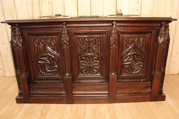 Neo-Gothic Chest in Walnut-KMQ-1332639