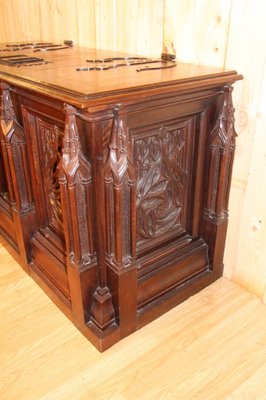 Neo-Gothic Chest in Walnut-KMQ-1332639