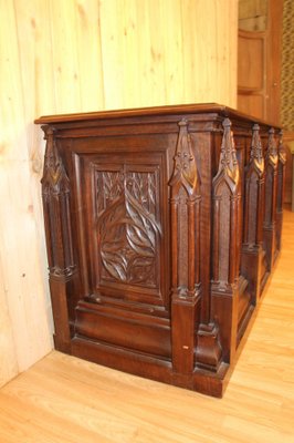 Neo-Gothic Chest in Walnut-KMQ-1332639