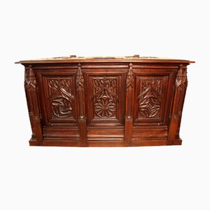 Neo-Gothic Chest in Walnut-KMQ-1332639