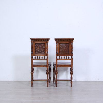 Neo-Rage in Wooden Chairs, 1890s, Set of 2-XSG-1720434