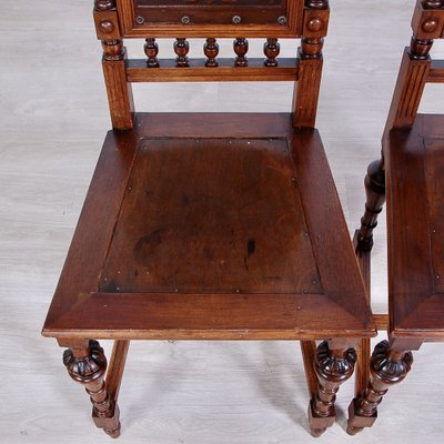 Neo-Rage in Wooden Chairs, 1890s, Set of 2-XSG-1720434