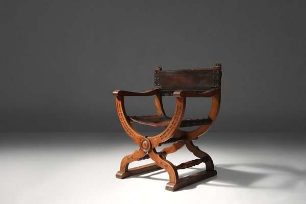 Neo-Renaissance Throne Chair, 1890s-YSY-1705055