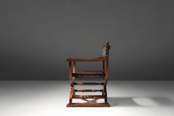 Neo-Renaissance Throne Chair, 1890s-YSY-1705055