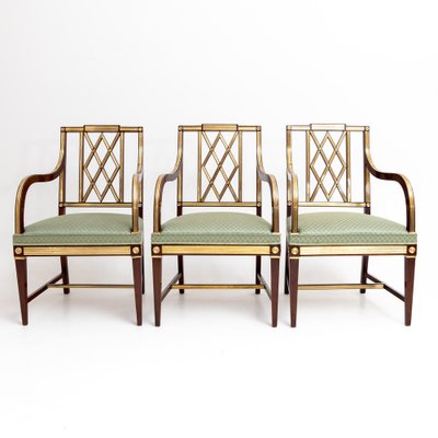 Neoclassical Armchairs, Late 18th Century, Set of 3-VEI-1748781