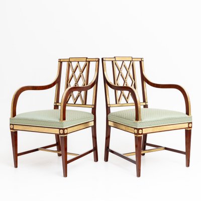 Neoclassical Armchairs, Late 18th Century, Set of 3-VEI-1748781