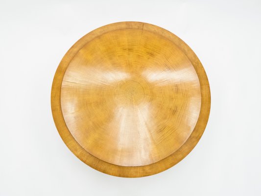 Neoclassical Ash Wood Coffee Table by André Arbus, 1940s-YJA-1362249