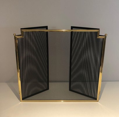 Neoclassical Brass and Mesh Firewall-BA-1365320