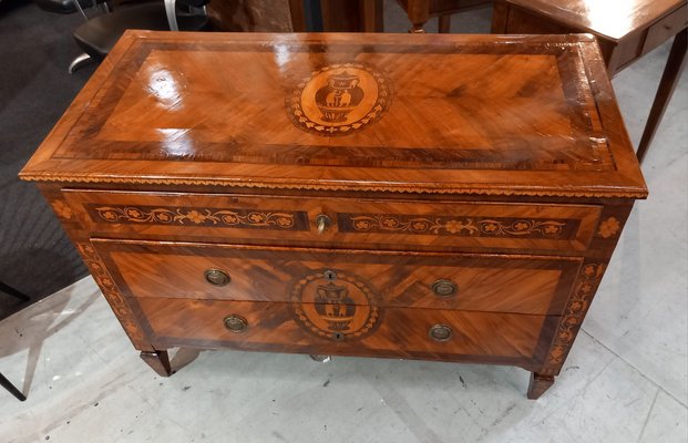 Neoclassical Chest of Drawers in Inlaid-KIM-1718310